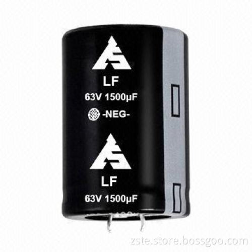 Snap-in Aluminum Electrolytic Capacitor with Dissipation Factor of 0.3